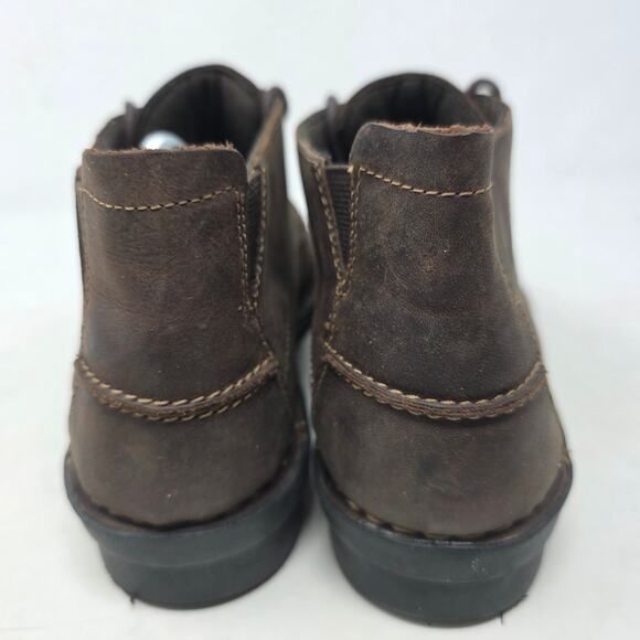 Clarks Wallabee Brown Leather Moc Toe Chukka Boots Mens Size 9 - Picture 5 of 8